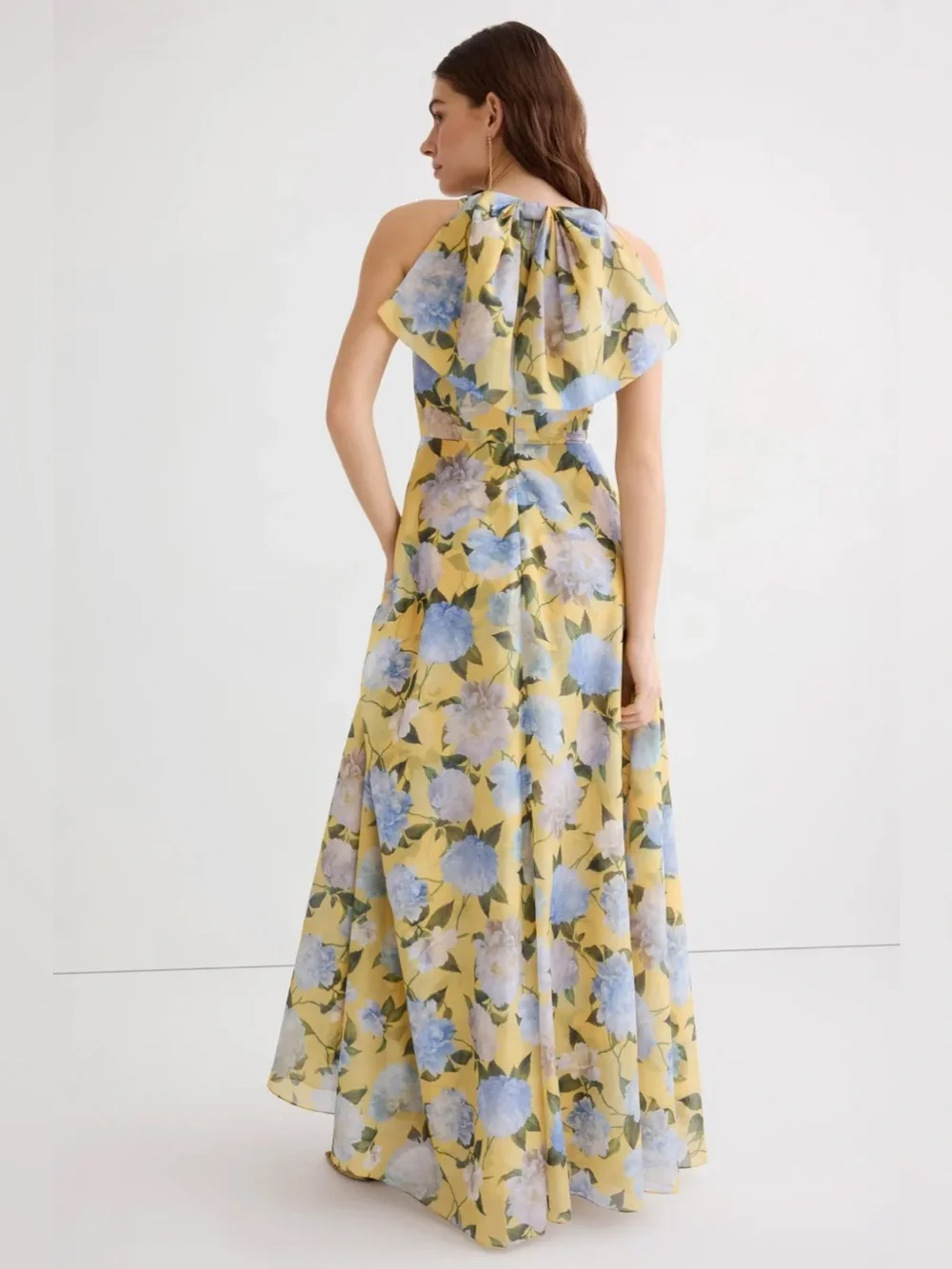 Sachin + Babi Kate Gown in Sun and Sea Peonies 6